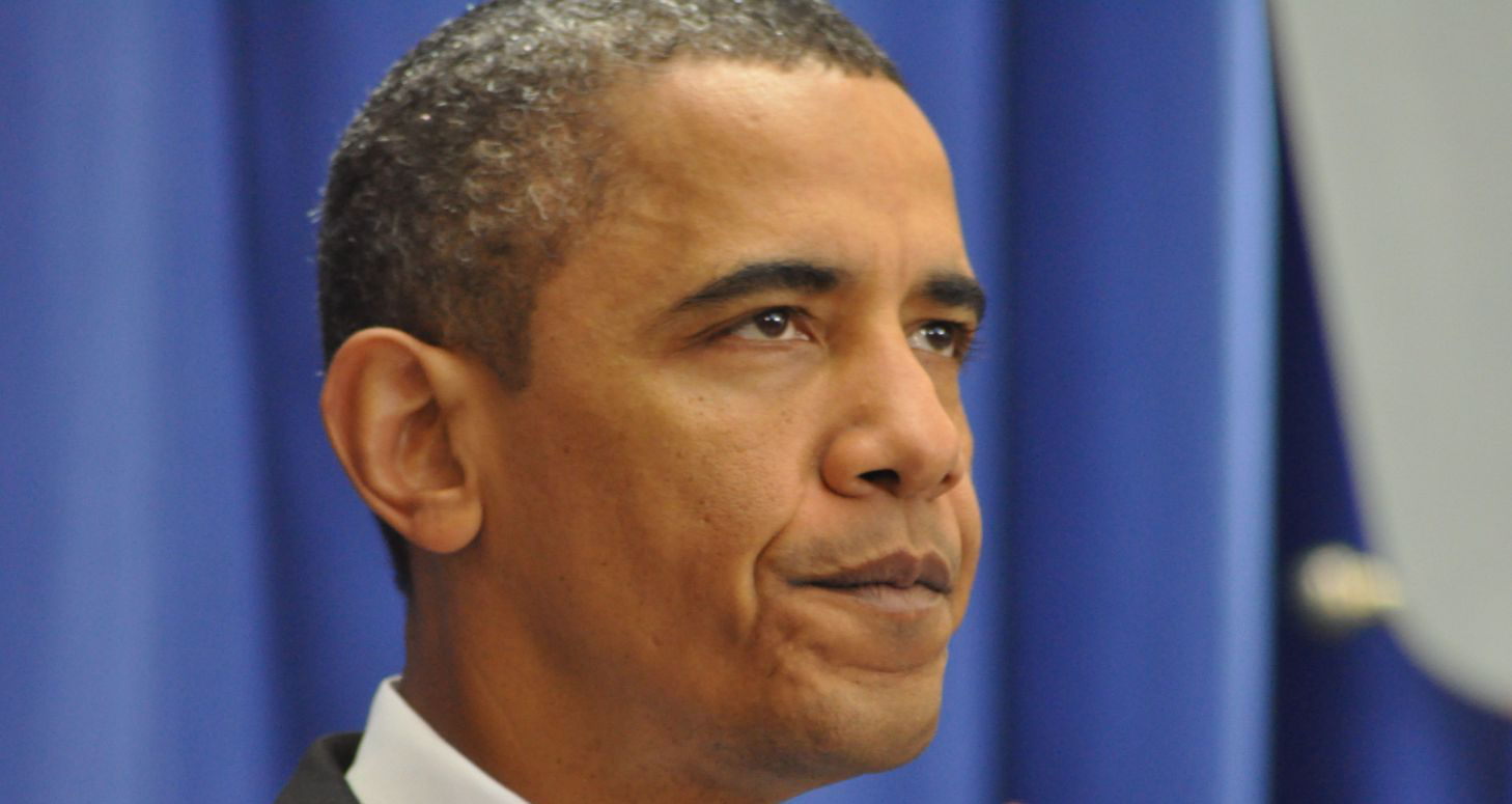 President Barack Obama at American University (photo by Arelis Hernandez)