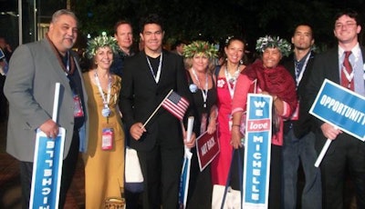 American Samoa was well represented at the Democratic National Convention in Charlotte but the lack of electoral votes and under-representation in polls more than offset that visibility.