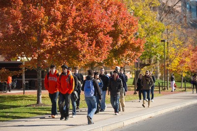 Students at Syracuse University