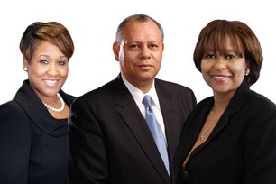 Left to right: Shantay Grays, Dr. Art Tyler and Dr. Cheryl Sterling