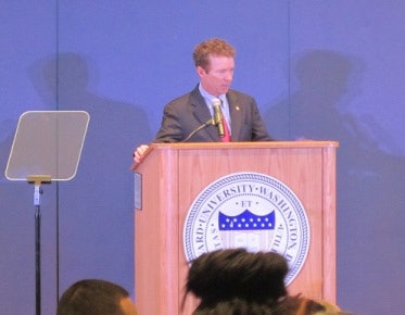 Sen. Rand Paul told Howard University students that the Democratic Party’s approach to governance has led to greater poverty, increased national debt, and high unemployment.