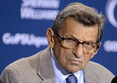 The family of the late coach Joe Paterno, who died in January 2012, have vehemently denied that he had taken part in a coverup at Penn State.
