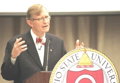 Ohio State President Gordon Gee, 69, said he would step down July 1.