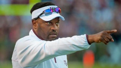 Kevin Sumlin and his Texas A&M Aggies are ranked No. 5 in the Associated press Top 25 college football rankings.