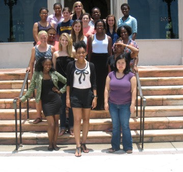 The EDGE Class of 2013 at the New College of Florida in Sarasota.