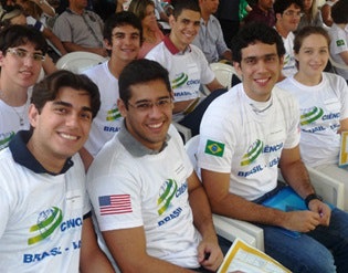 Students in the Brazilian government’s Brazil Scientific Mobility program. The program provides scholarships to Brazilian undergraduate and graduate students in STEM fields to study at U.S. institutions. (Photo courtesy of the Institute of International Education)