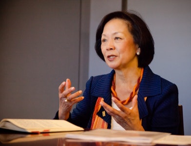 Dr. Rosalind Chou, assistant professor of sociology at Georgia State University, says that sexism and common misconceptions about racism lead to some of the hurdles faced by women in leadership roles in higher education.