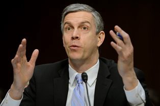 Education Secretary Arne Duncan said he has requested a review into whether Sallie Mae violated its contract with the Education Department.
