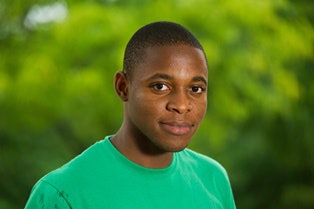 Emmanuel Abu, a native of Nigeria, is a rising sophomore majoring in public health. He participated in the international bridge service partnership at Marshall University. (Photo courtesy of Marshall University)