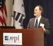Michael Fix, CEO and director of studies at MPI, cited summer school, community colleges and adult education as institutions relied on by immigrant youth that were hard hit by budget cuts. (Photo courtesy of C-SPAN)