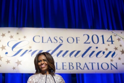 First Lady Michelle Obama told graduates at the District of Columbia College Access Program that they may have struggled to get through school, but they have expanded their capacity to handle life’s challenges.
