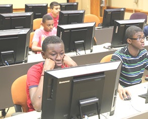 The computer camp classes will continue this academic school year and efforts to recruit additional students are underway.
