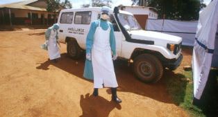 Red Cross workers in Guinea are responding to the Ebola outbreak.