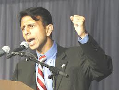 Louisiana Gov. Bobby Jindal says the push toward uniform education standards and testing violates the state sovereignty clause in the Constitution.