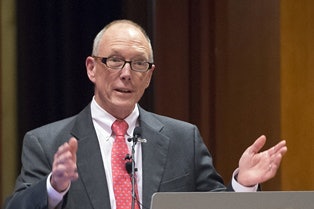 U.S. Under Secretary of Education Ted Mitchell said he’d like to see federal regulatory frameworks encompass more about outcomes and not processes and inputs.