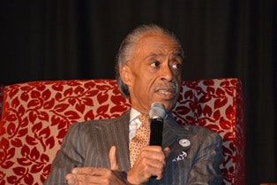 Civil rights activist Al Sharpton answers criticism of his courting media attention by saying, “You cannot, in many ways, impact national policy without a national spotlight.”