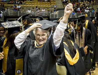 At age 85, Jean Graetz graduated Saturday from Alabama State University with a bachelor’s degree in elementary education.