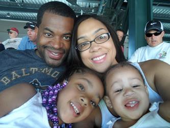 Nick and Marilyn Mosby with their two young daughters. (Photo courtesy of Nick and Marilyn Mosby)