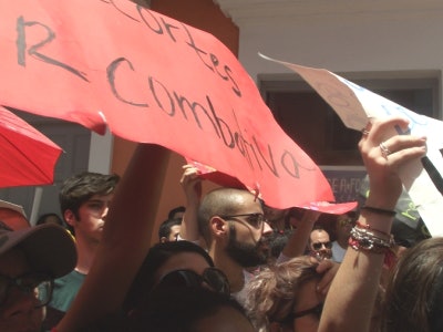 Last spring, students protested budget cuts by the University of Puerto Rico.