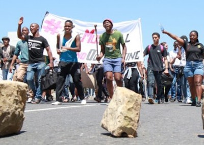 For the protesting students in South Africa, free tuition is the ultimate goal.