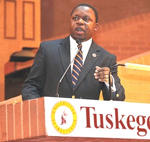 Tuskegee University President Brian L. Johnson
