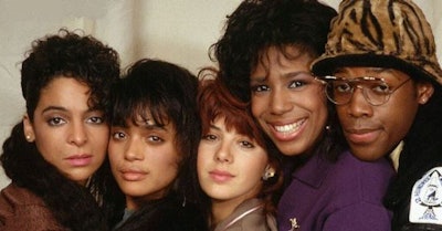 The original cast of A Different World in its first season.