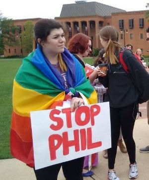 Bailey McDaniel, a junior at Mississippi State University, is president of the school’s LGBTQ+ Union. (Photo courtesy of Bailey McDaniel)