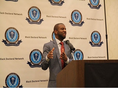Dr. Ivory A. Toldson was one of the keynote speakers at this year’s Black Doctoral Network Conference in Atlanta. The Black Doctoral Network aims to bring together diverse students and professors to talk, network and gain support from colleagues. (Photo courtesy of Sedric Walker)