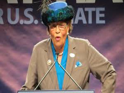 Congresswoman Alma Adams (D-N.C.), above, says Betsy DeVos has a history of supporting policy that would leave “students at the mercy of for-profit education.”