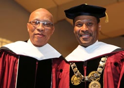 Robert C. Davidson Jr. (left) and Dr. John S. Wilson (right)