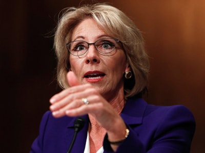 Education Secretary Betsy DeVos