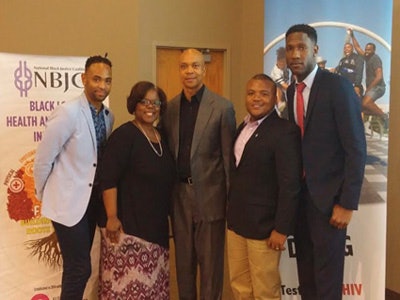 L to R: Isaiah Wilson, external affairs manager, NBJC; Sharon Lettman-Hicks, CEO, NBJC; Pastor Delman Coates, Mt. Ennon Baptist Church in Maryland. All are participating in the HBCU Initiative. (Photo courtesy of NBJC)