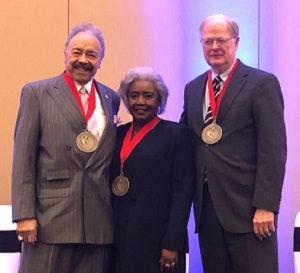 Drs. William R. Harvey, Darlene Clark Hine and James J. Duderstadt