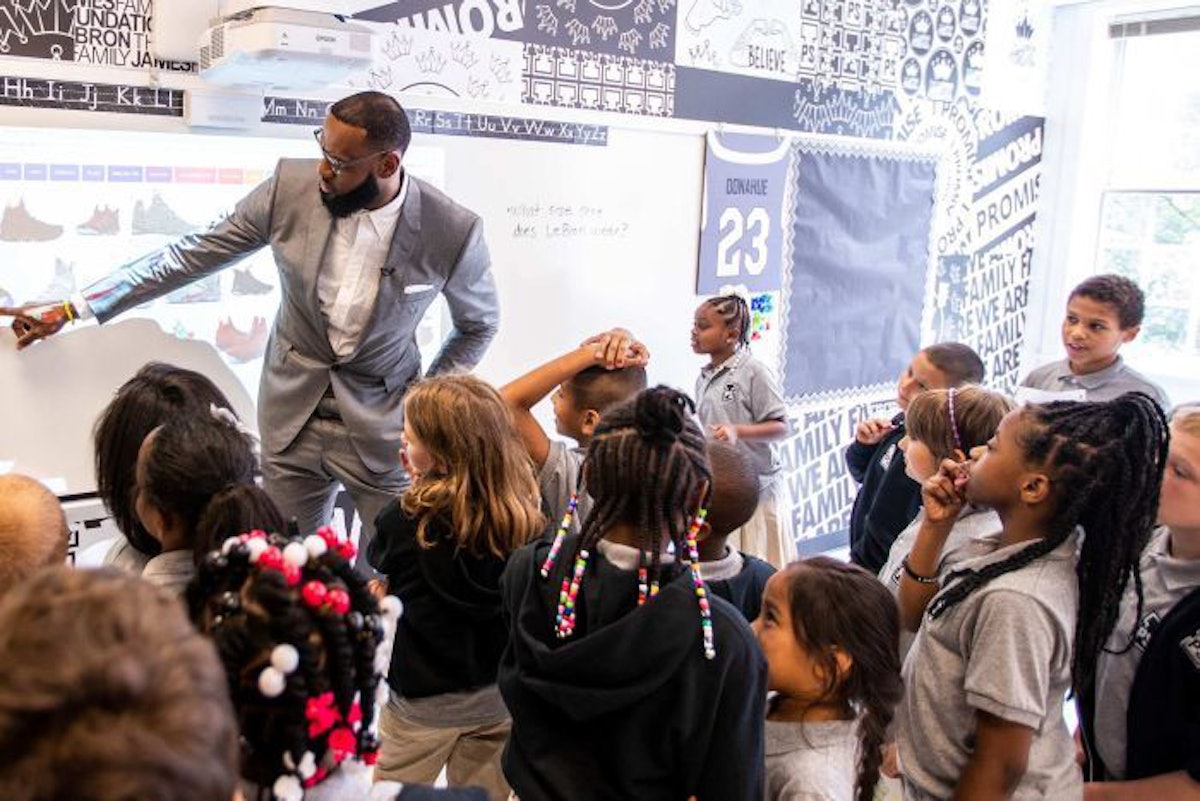 Lebron store kids school