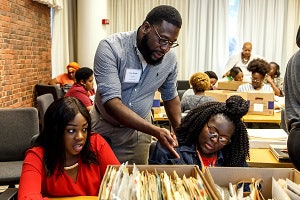 ARCH Program classroom session, Seeley G. Mudd Manuscript Library, Princeton University Library