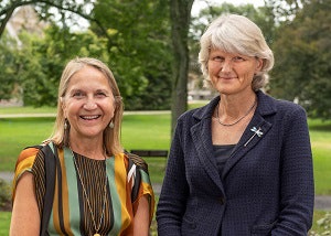 Dutchess Community College president Dr. Pamela Edington and Vassar College president Dr. Elizabeth Bradley