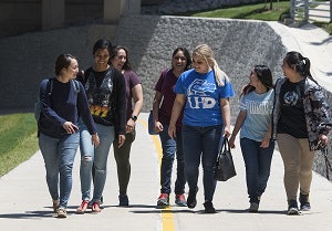 Students Walking