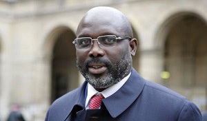 Liberian President George Weah