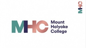 The proposed logo for Mount Holyoke College