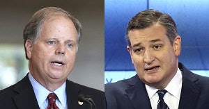 Senators Doug Jones and Ted Cruz