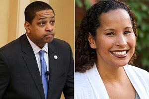 Left-Right: VA Lt. Gov. Justin Fairfax, Dr. Vanessa Tyson