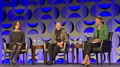 Drs. Robin DiAngelo and Beverly Daniel Tatum engage in a discussion with Lorelle Espinosa, Vice President of Research at ACE.