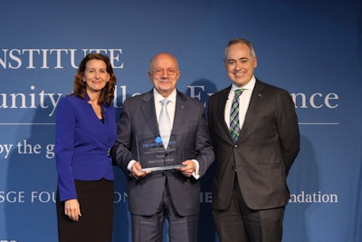 Dr. Eduardo Padrón receiving the 2019 Aspen Prize for Community College Excellence