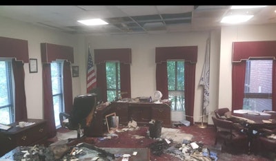 The president’s office at Morris Brown College.