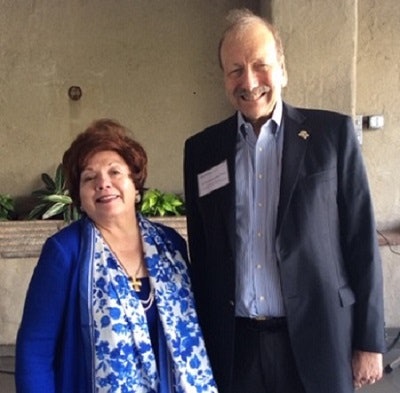 Josefina Castillo Baltodano, left, and Dr. George Blumenthal