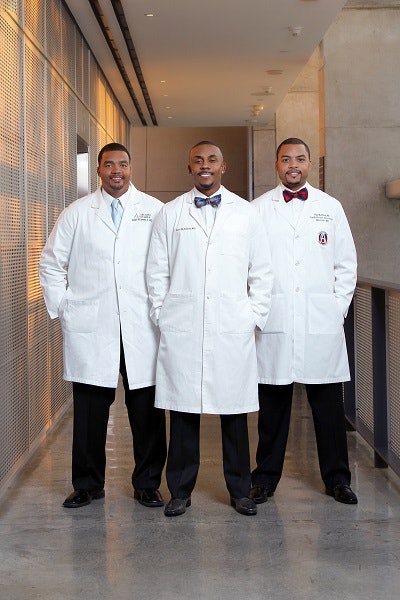 Left to right: Dr. Joseph Semien Jr., Dr. Pierre Johnson and Dr. Maxime Madhere
