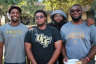 Left to right: Amani McFarlane, TJ Hamelberg, Jeremy Jones and Shemar McFarlane.