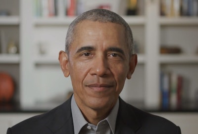 Former President Barack Obama delivered the commencement address for the “Show Me Your Walk HBCU Edition” virtual ceremony.