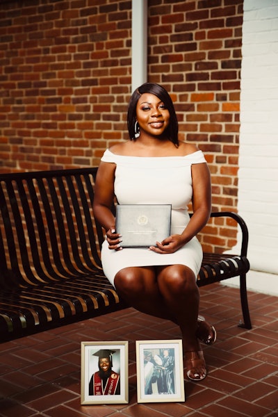 Ayeisha Gipson earned an associate degree from San Diego City College and a bachelor’s degree from Grambling State University. Gipson will begin studying for her master’s degree at Teacher’s College of Columbia University this fall.