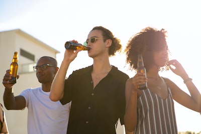 Students Drinking